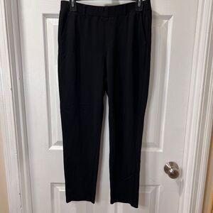 Mary Crafts Classic Black Pull-On Elastic Waist Dress Pants Career‎ Wear-SZ 10